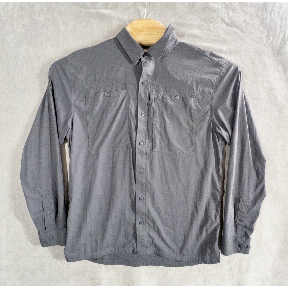 Simms Fishing Guide Mens Large Button Up Shirt Gorpcore Outdoor Performance Lake